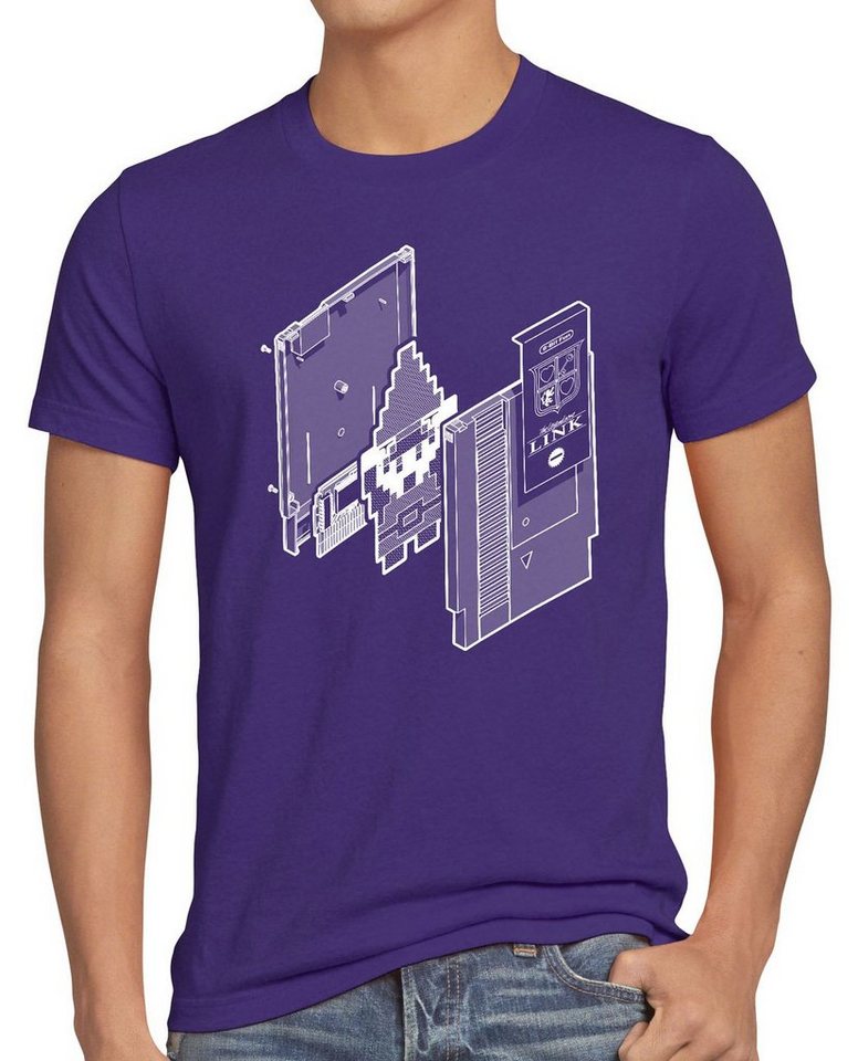 style3 Print-Shirt Herren T-Shirt Adventure of Link classic gamer switch snes 8-Bit von style3