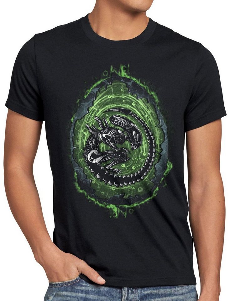 style3 Print-Shirt Herren T-Shirt Alien Brut xenomorph von style3
