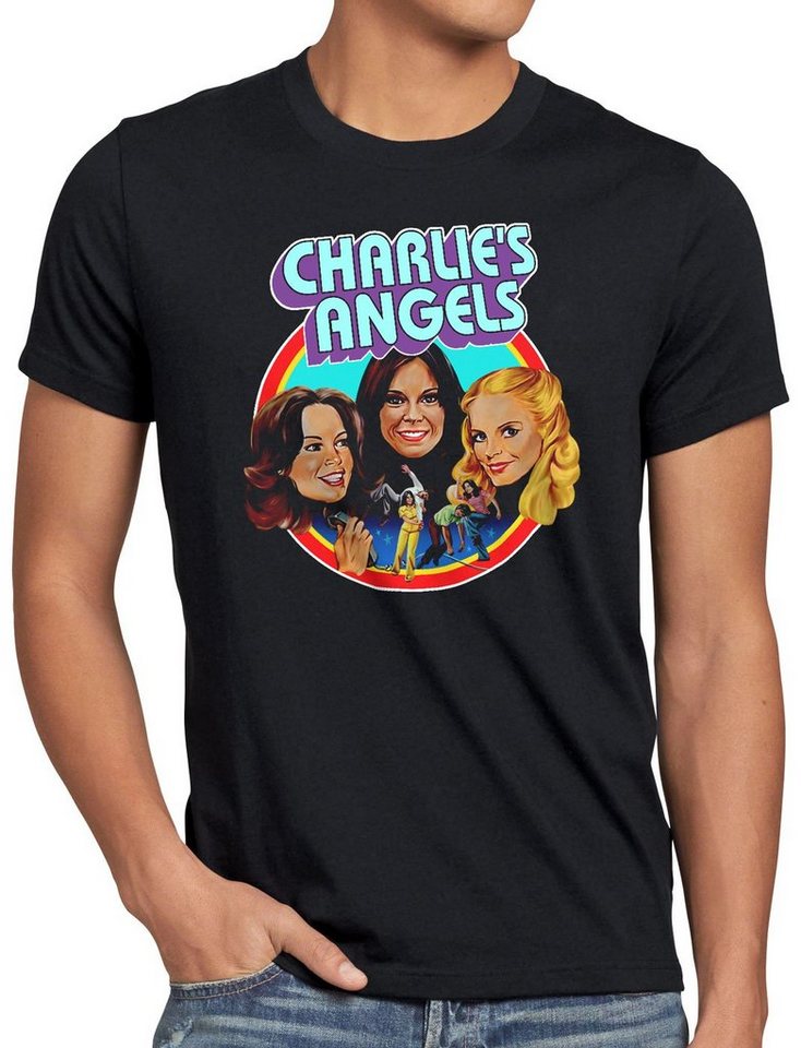 style3 Print-Shirt Herren T-Shirt Charlies Angels drei eingel für von style3