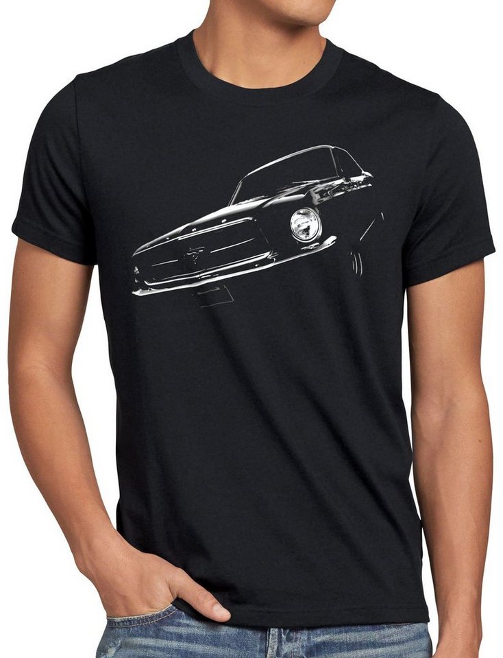 style3 Print-Shirt Herren T-Shirt Classic Pony Car muscle mustang von style3