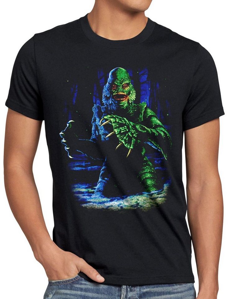 style3 Print-Shirt Herren T-Shirt Das Ding aus dem Sumpf horrorfilm monster von style3