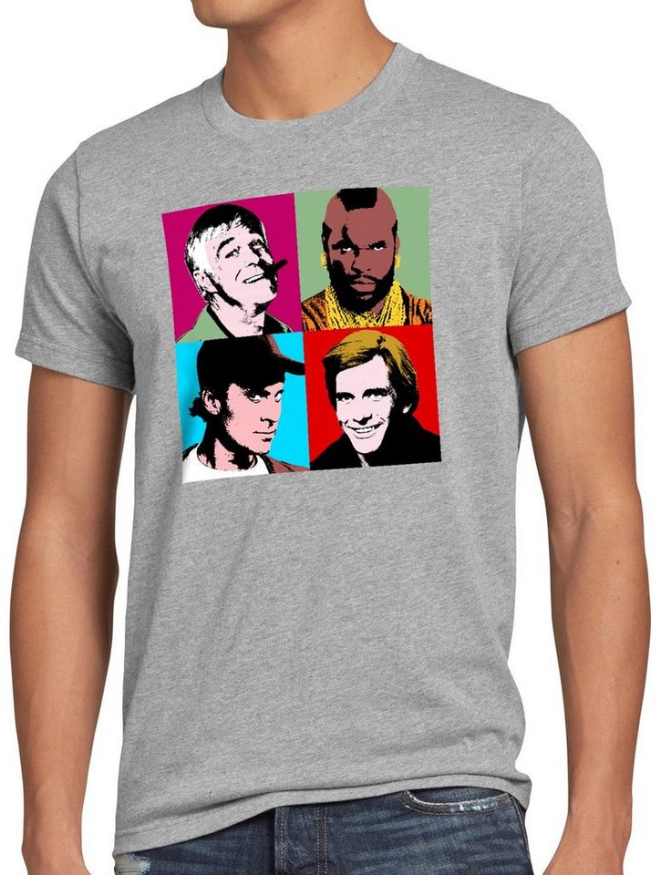 style3 Print-Shirt Herren T-Shirt Das Team minivan a hannibal murdock von style3