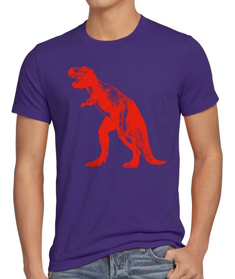 style3 Print-Shirt Herren T-Shirt Dinosaurier Rex Sheldon Cooper Evolution big bang Dino Theory von style3