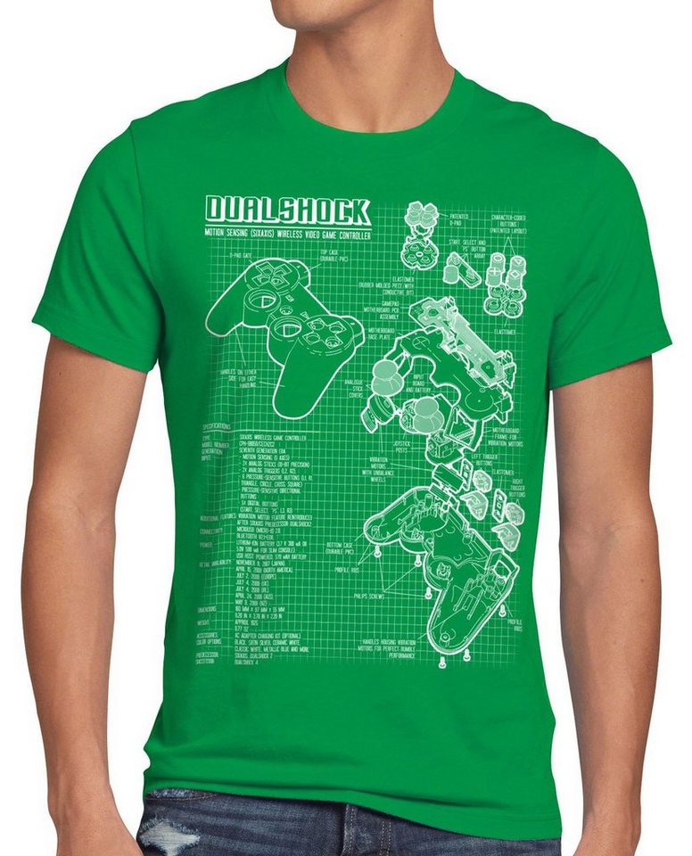style3 Print-Shirt Herren T-Shirt Dualshock playstation classic gamer ps2 ps3 ps4 ps5 pro vr slim style3 Print-Shirt Herren T-Shirt Dualshock playstation classic gamer ps2 ps3 ps4 ps5 pro vr slim von style3