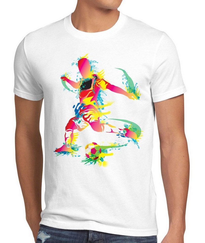 style3 Print-Shirt Herren T-Shirt EM 2022 Deutschland Fußball Fan Sport Trikot Germany bundesliga von style3