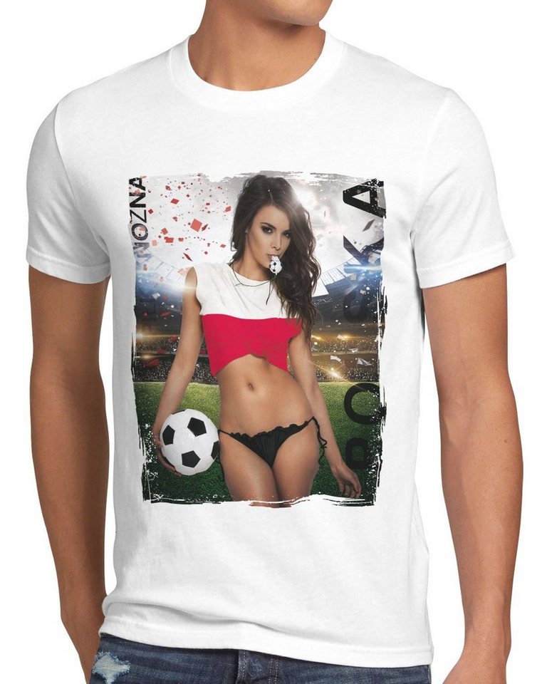 style3 Print-Shirt EM 2024 Soccer Girl Herren T-Shirt Fußball Europameisterschaft Trikot von style3