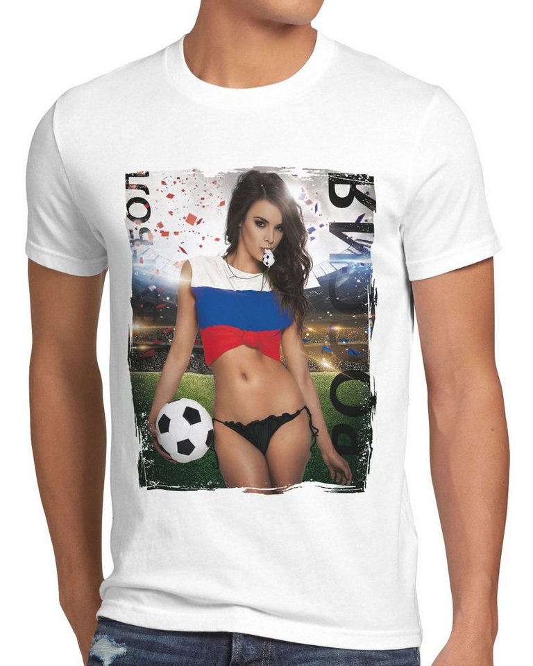 style3 Print-Shirt EM 2024 Soccer Girl Herren T-Shirt Fußball Europameisterschaft Trikot von style3