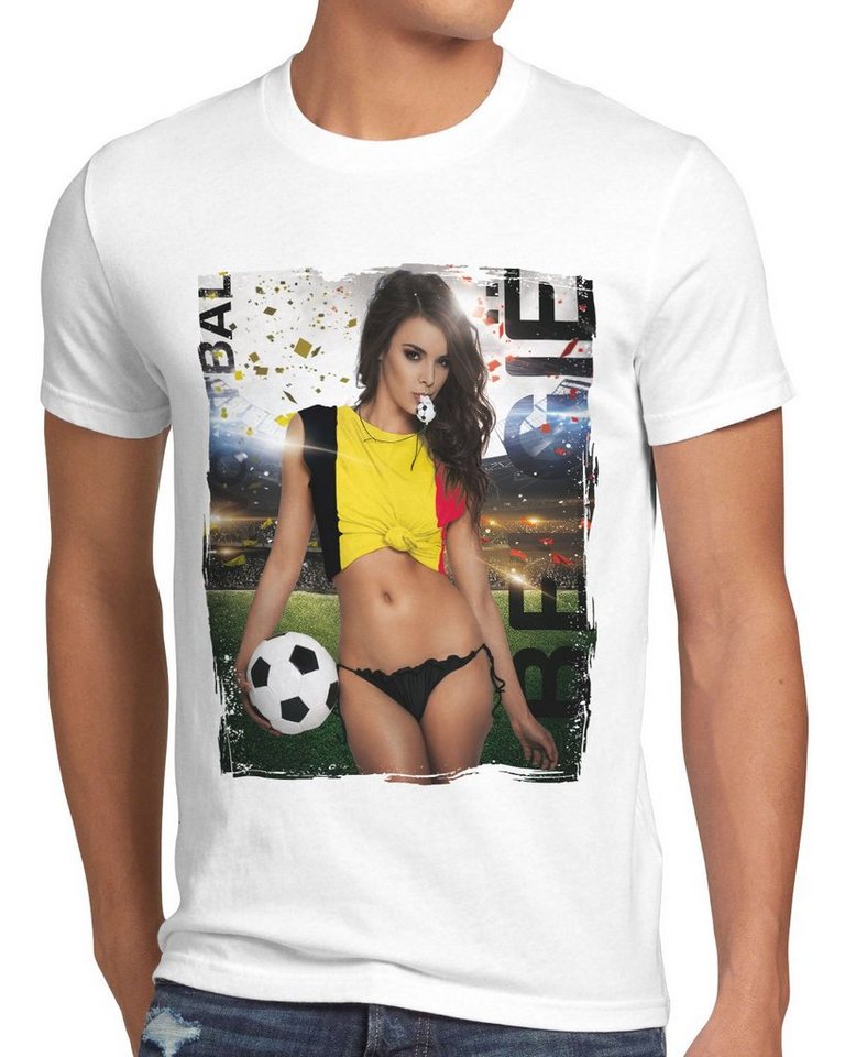 style3 Print-Shirt EM 2024 Soccer Girl Herren T-Shirt Fußball Europameisterschaft Trikot von style3