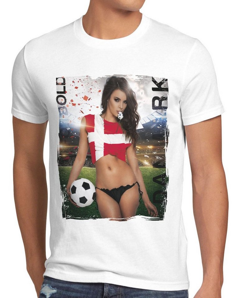 style3 Print-Shirt EM 2024 Soccer Girl Herren T-Shirt Fußball Europameisterschaft Trikot von style3