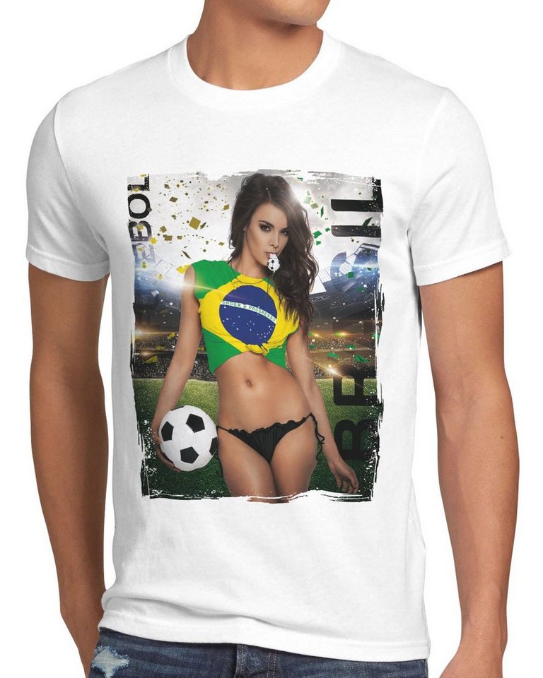 style3 Print-Shirt EM 2024 Soccer Girl Herren T-Shirt Fußball Europameisterschaft Trikot von style3