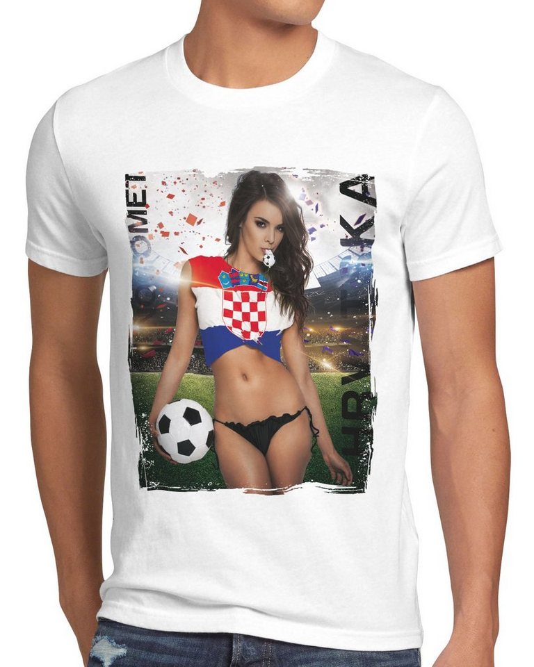 style3 Print-Shirt EM 2024 Soccer Girl Herren T-Shirt Fußball Europameisterschaft Trikot von style3