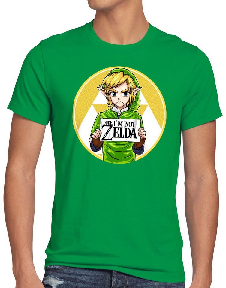 style3 Print-Shirt Herren T-Shirt I am not Zelda link prinzessin switch von style3