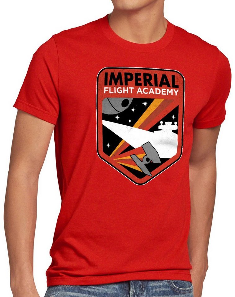 style3 Print-Shirt Herren T-Shirt Imperial Flight sternenzerstörer tie von style3