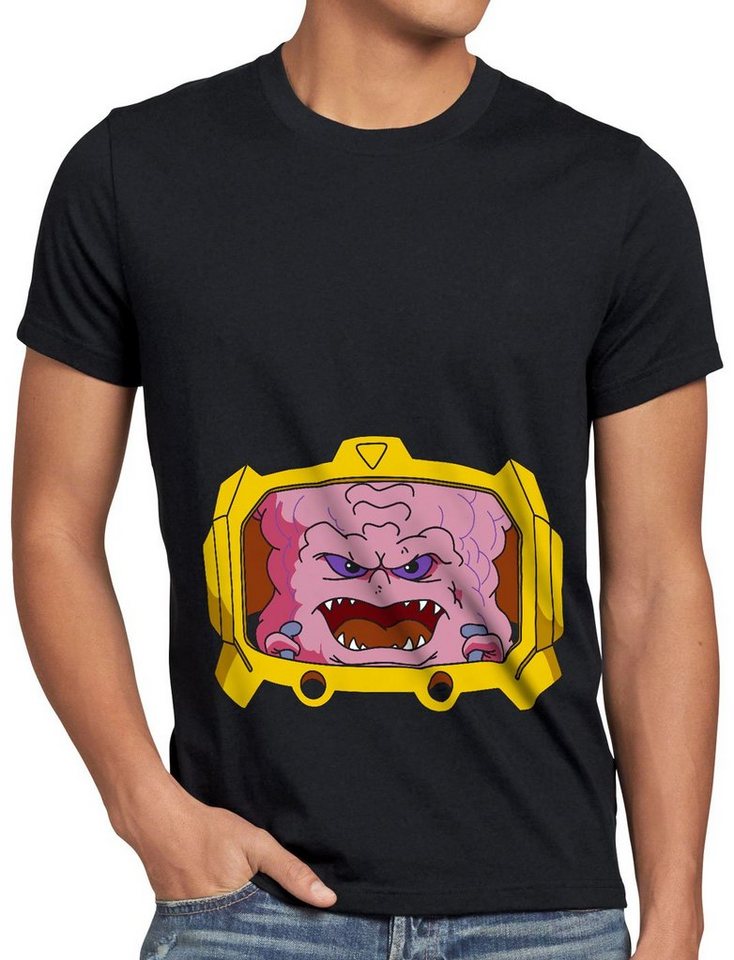 style3 Print-Shirt Herren T-Shirt Krang turtles teenage schildkröte comic mutant von style3