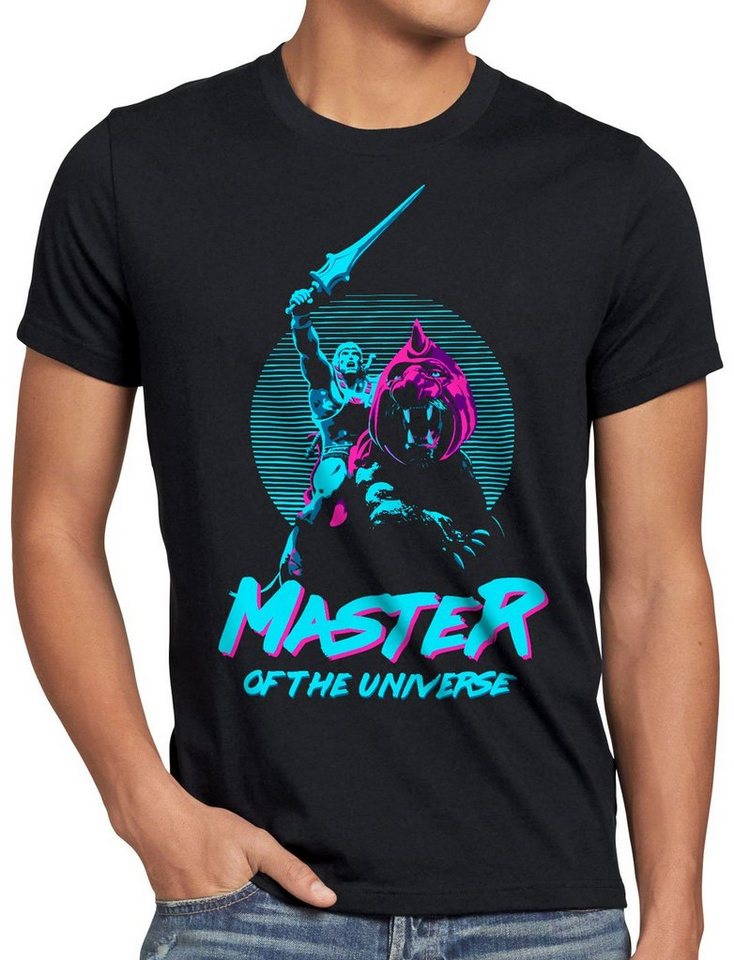 style3 T-Shirt Master of the Universe snake mountain skeletor he-man von style3