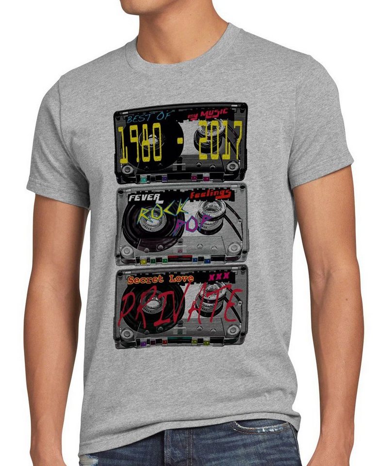 style3 T-Shirt Music disc retro musik disco tape kassette player 80er pop dj top style3 T-Shirt Music disc retro musik disco tape kassette player 80er pop dj top von style3