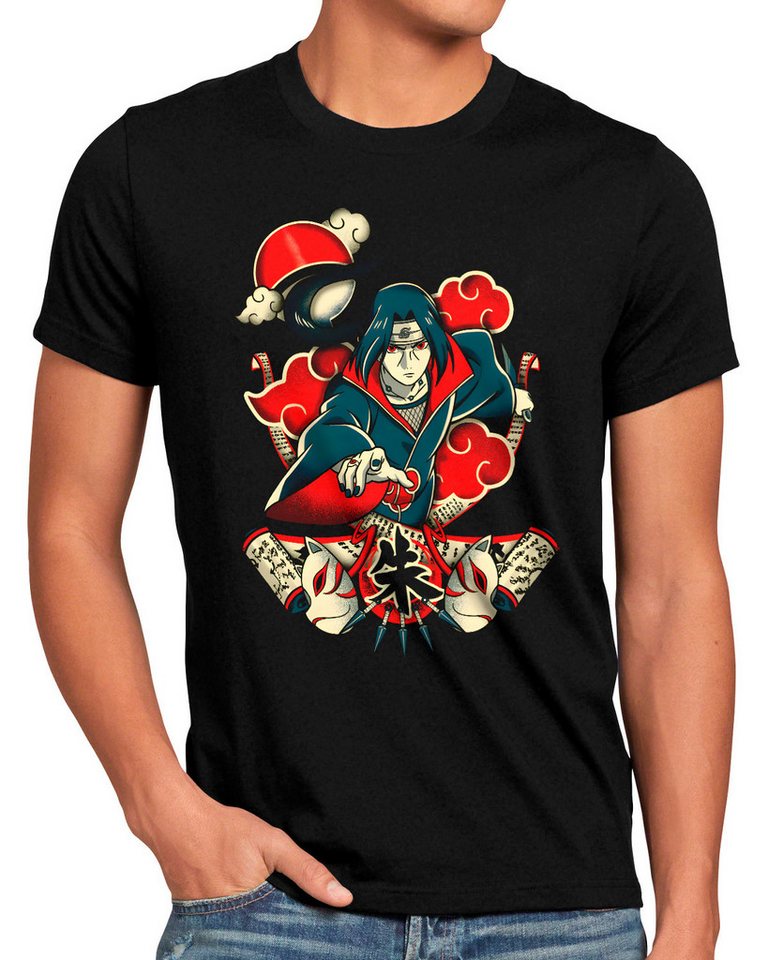 style3 Print-Shirt Herren T-Shirt My Genjutsu kakashi sasuke hatake shikamaru naruto von style3