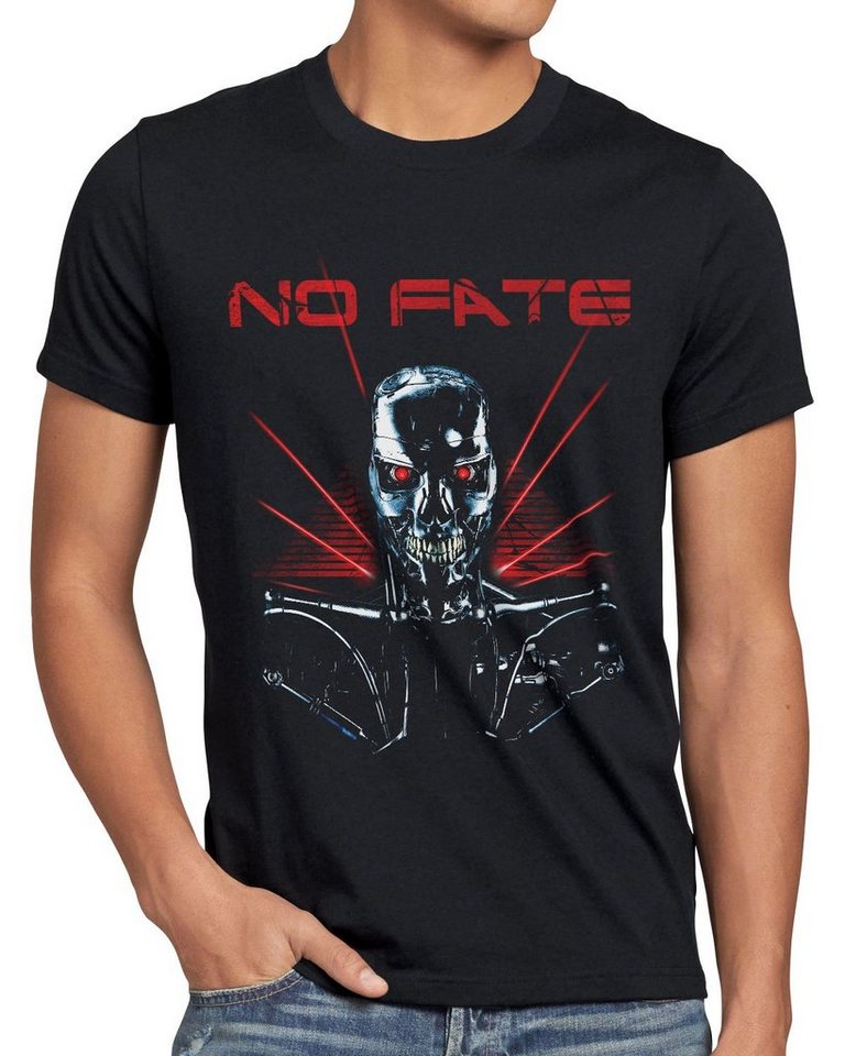 style3 Print-Shirt Herren T-Shirt No Fate terminator skynet von style3