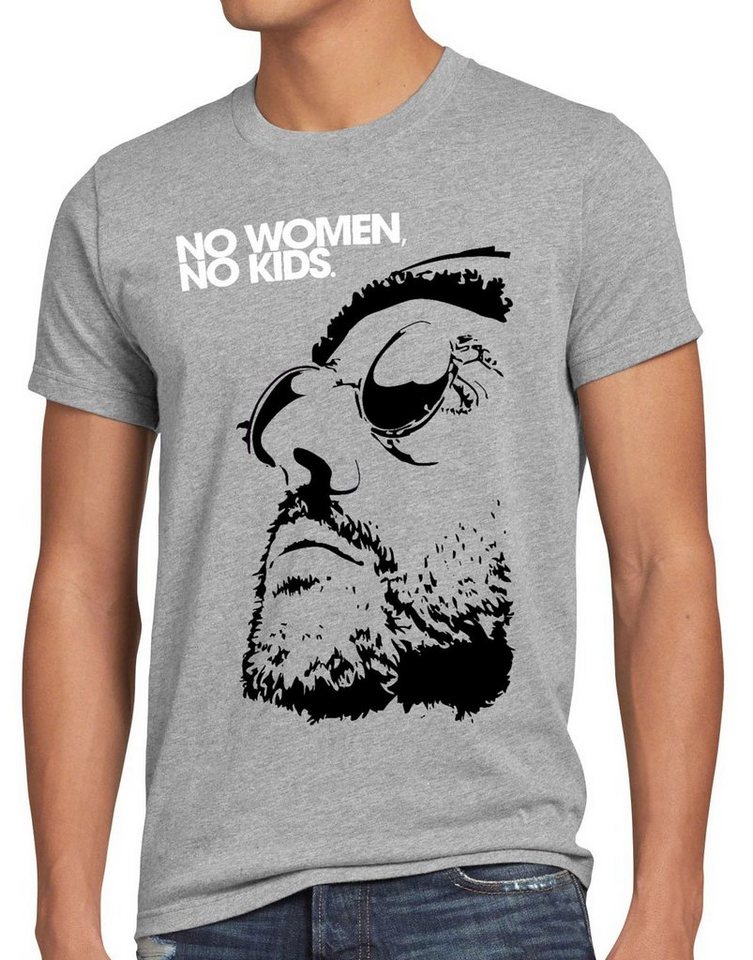 style3 Print-Shirt Herren T-Shirt No Women, No Kids leon der profi reno jean killer mafia mathilda von style3