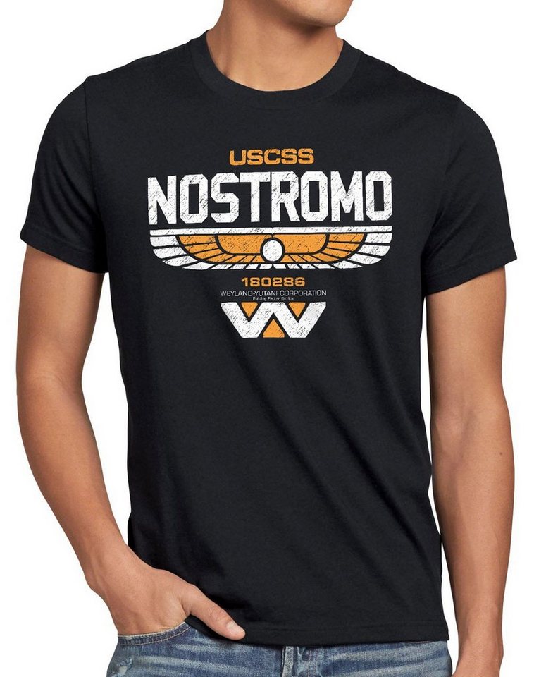 style3 T-Shirt Nostromo weyland yutani corporation alien xenomorph USCSS marines von style3