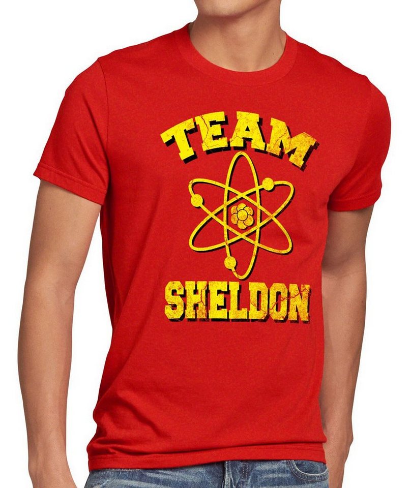 style3 Print-Shirt Herren T-Shirt Sheldon Team big theory atom bang cooper tbbt college bazinga the von style3