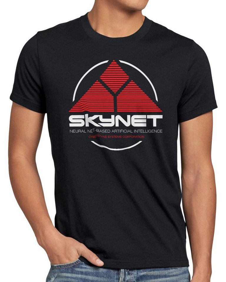 style3 Print-Shirt Herren T-Shirt Skynet terminator von style3