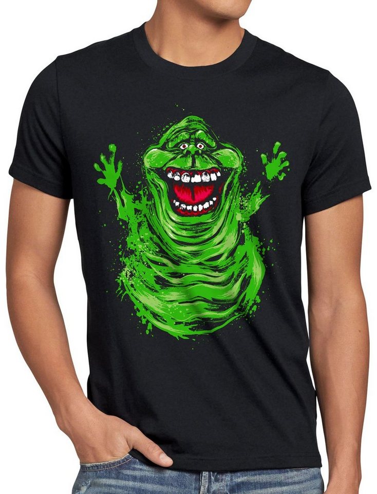 style3 Print-Shirt Herren T-Shirt Slimer geisterjäger gespenst von style3