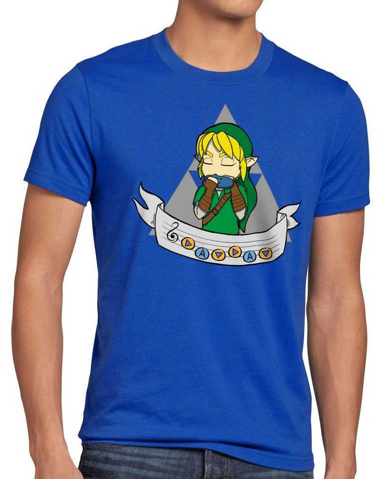 style3 Print-Shirt Herren T-Shirt Song of Time link hyrule ocarina von style3