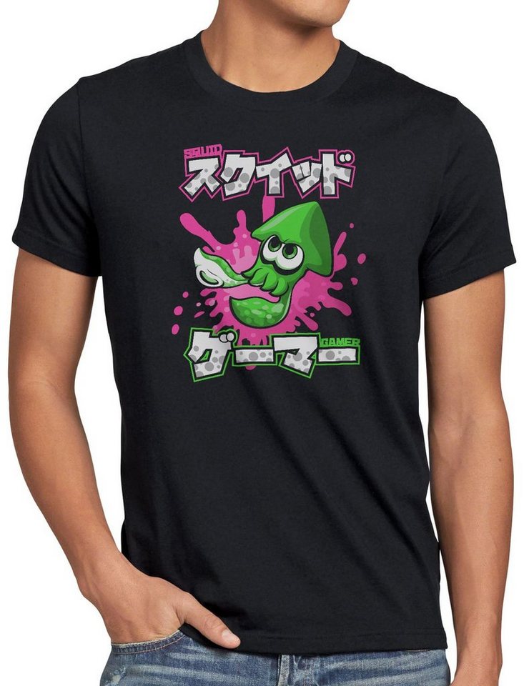 style3 Print-Shirt Herren T-Shirt Squid Gamer switch shooter gamer von style3
