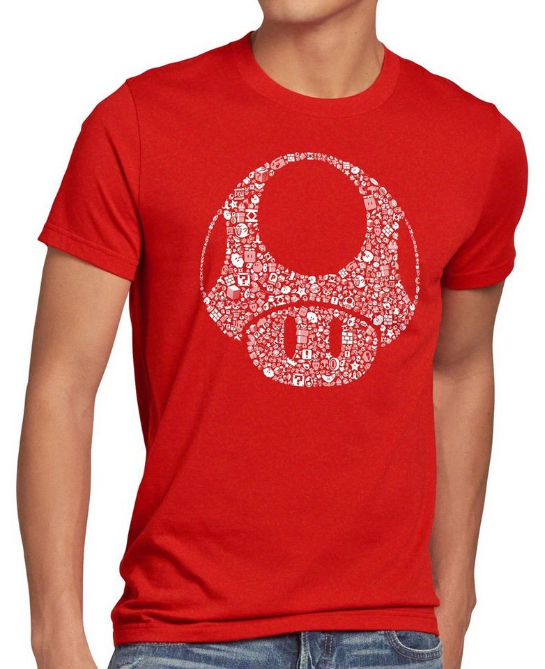 style3 T-Shirt Super Toad mario videospiel konsole super world game boy n64 snes von style3