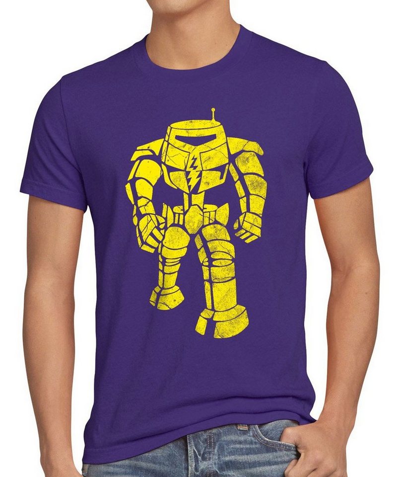 style3 Print-Shirt Herren T-Shirt The Robot Sheldon evolution big Roboter cooper theory bang held von style3