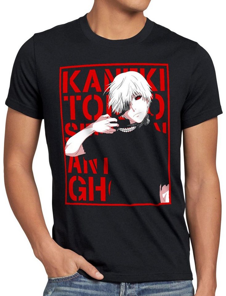 style3 Print-Shirt Herren T-Shirt Tokyo Fate ghoul kaneki anime manga von style3