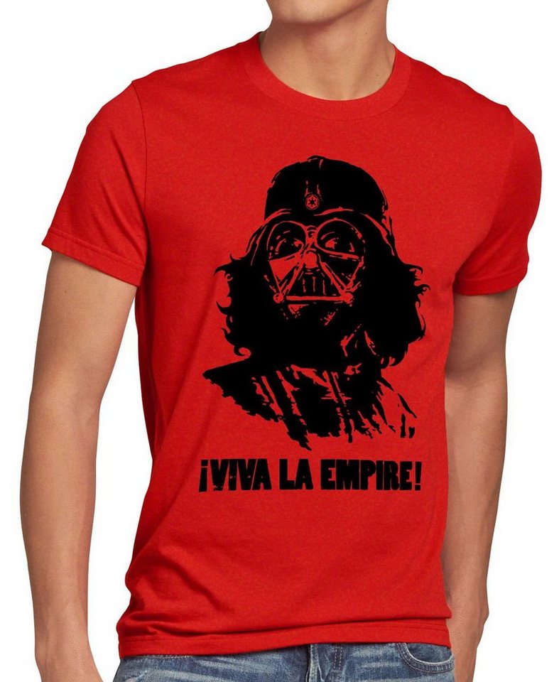 style3 Print-Shirt Herren T-Shirt Viva Imperium star vader revolution che guevara wars darth kuba von style3