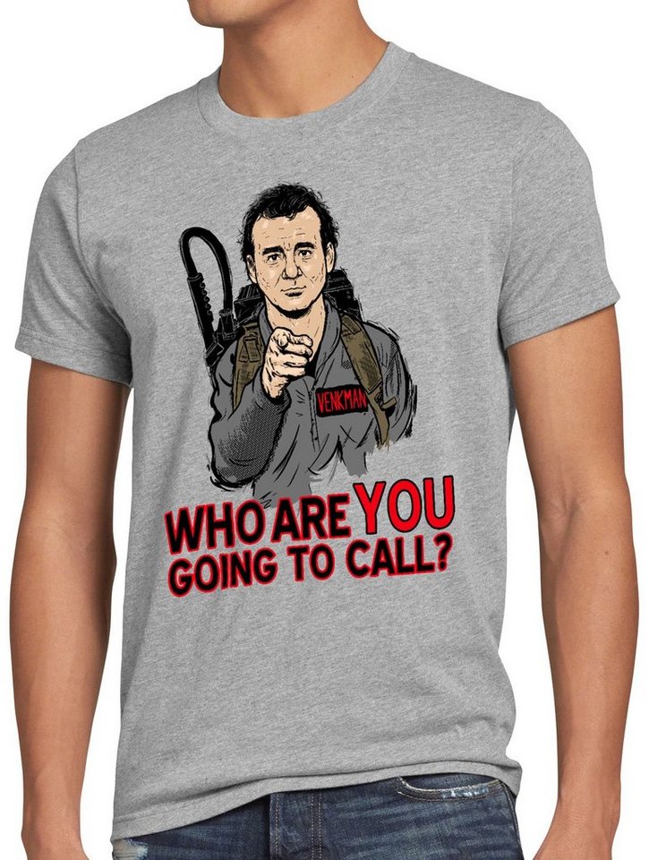style3 T-Shirt Who are you going to call? geisterjäger gespenst venkman ghostbusters von style3