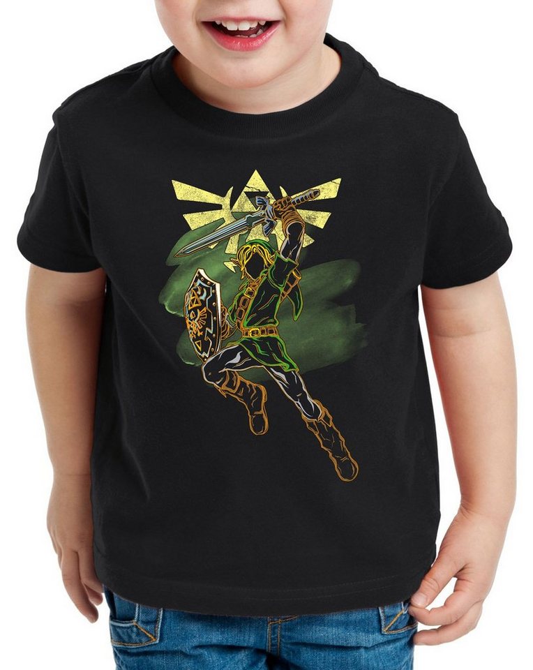 style3 T-Shirt Adventure Link game gamer zelda boy switch konsole breath wild von style3