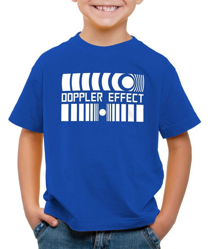 style3 Print-Shirt Kinder T-Shirt Doppler Effects Sheldon Cooper Big Bang Schall tbbt Theory Effekt von style3