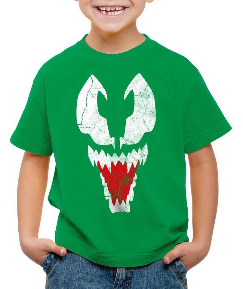 style3 Print-Shirt Kinder T-Shirt Eddie Brock spider superheld schurke spinne man sheldon big bang von style3