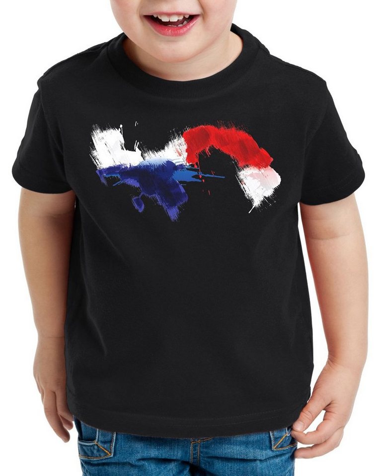 style3 Print-Shirt Kinder T-Shirt Flagge Panama Fußball Sport Kanal WM EM Fahne von style3