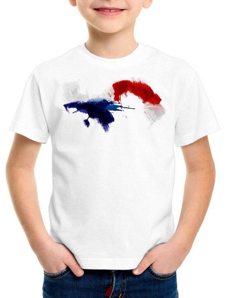 style3 Print-Shirt Kinder T-Shirt Flagge Panama Fußball Sport Kanal WM EM Fahne von style3
