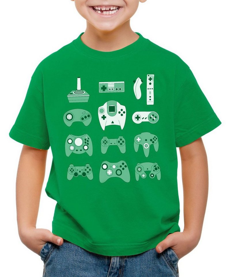 style3 Print-Shirt Kinder T-Shirt Game Pad controller videospiel spielekonsole von style3