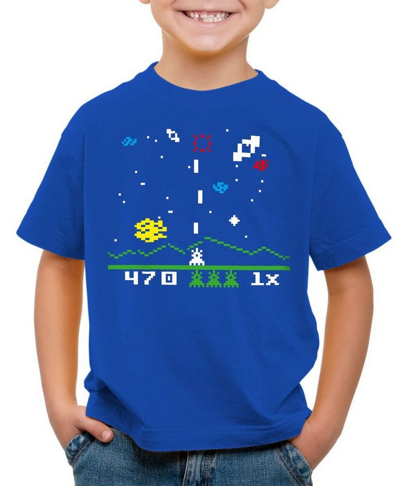 style3 Print-Shirt Kinder T-Shirt Invaders big bang sheldon space astrosmash cooper game theory von style3