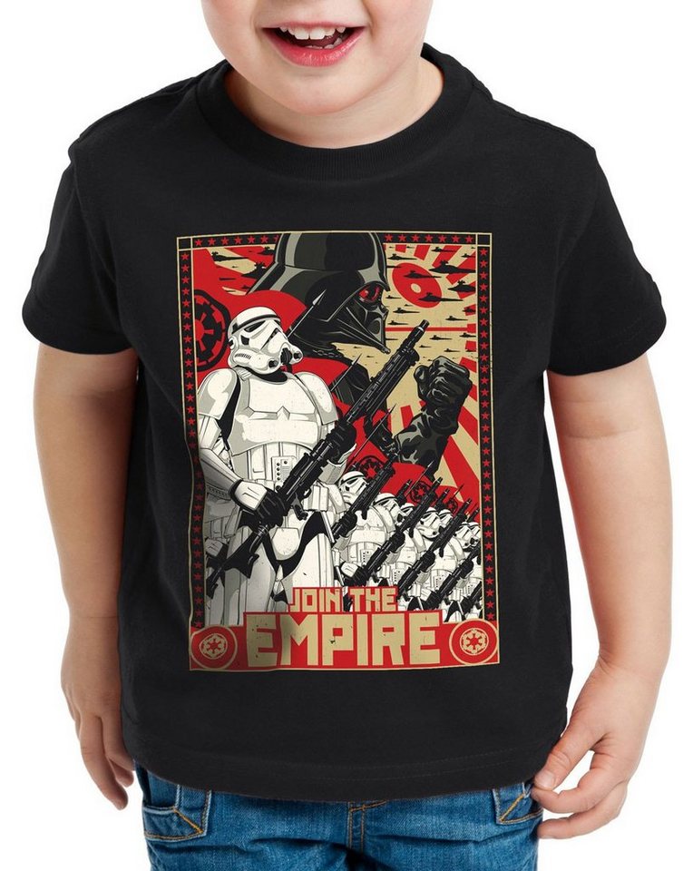 style3 Print-Shirt Kinder T-Shirt Join the Empire imperium sturmtruppen von style3