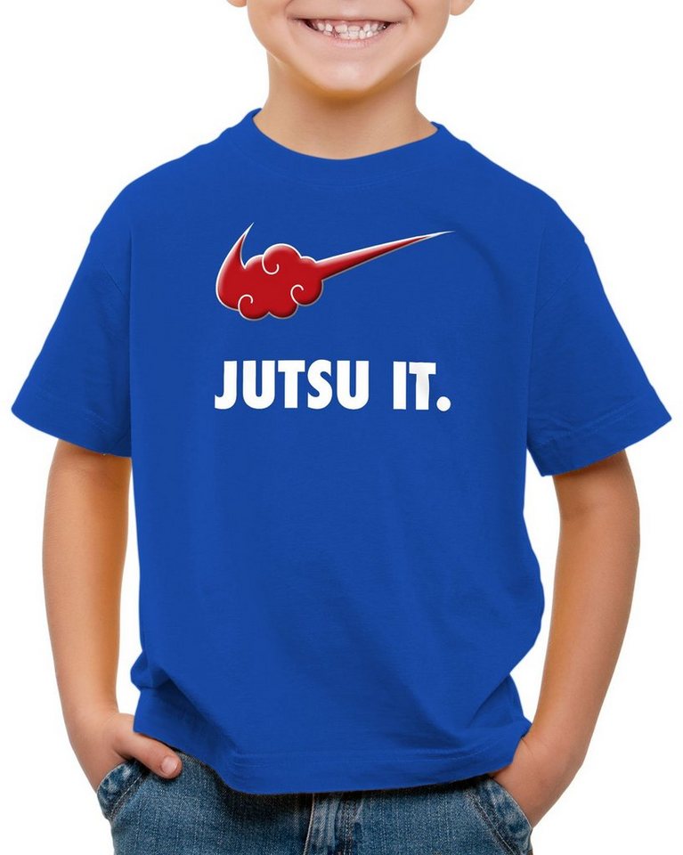 style3 Print-Shirt Kinder T-Shirt Jutsu it ninja fuchs anime manga japan von style3