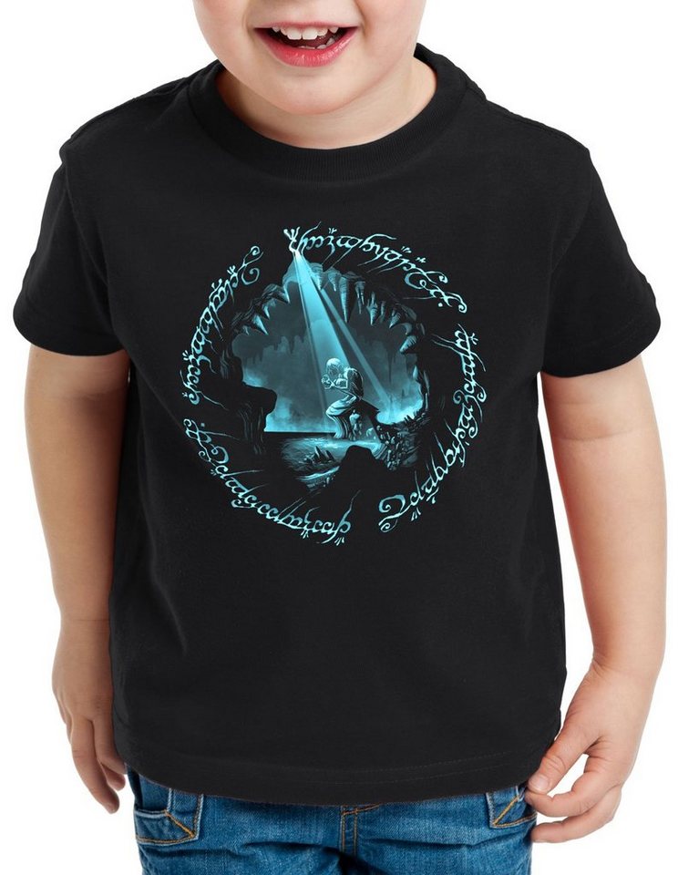 style3 Print-Shirt Kinder T-Shirt Kostbarer Ring T-Shirt für neuseeland auenland von style3