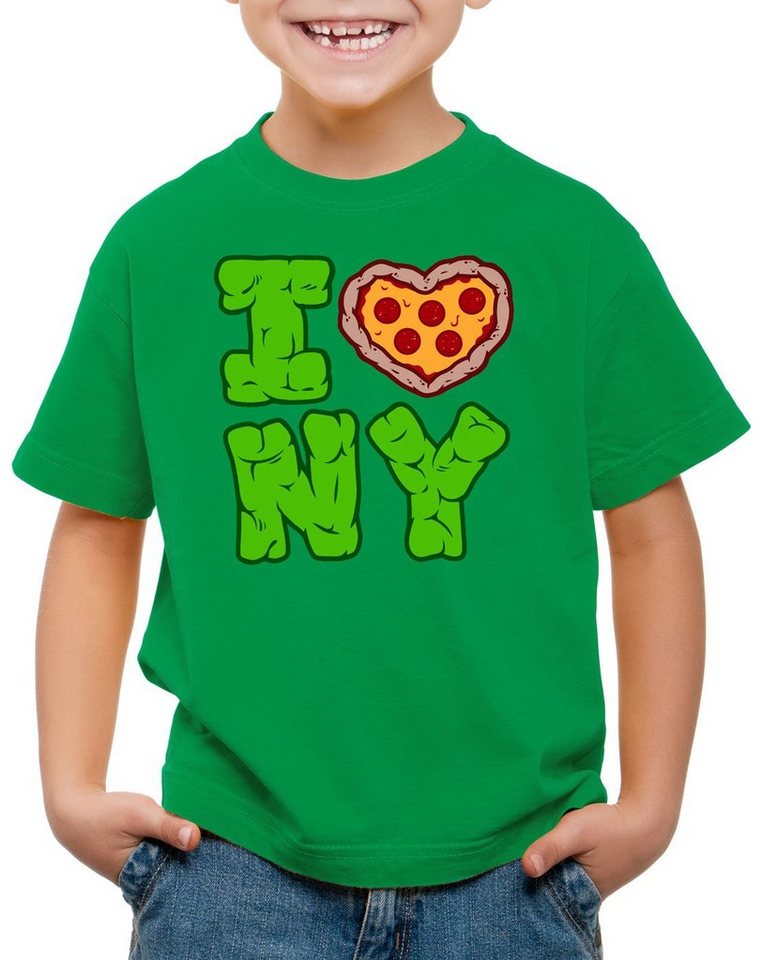 style3 Print-Shirt Kinder T-Shirt Love NY Turtle Teenage New York Mutant von style3