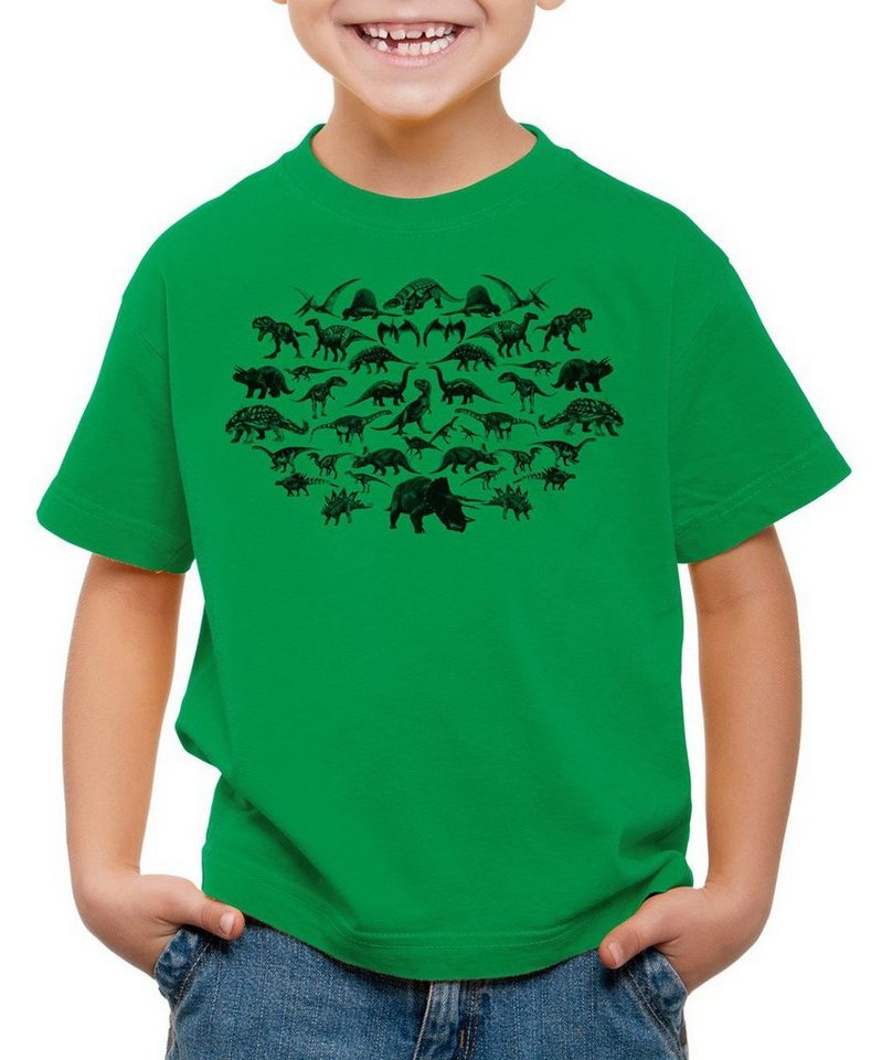 style3 Print-Shirt Kinder T-Shirt Monster big bang Dinosaurier Sheldon Jurassic Cooper TV Theory von style3