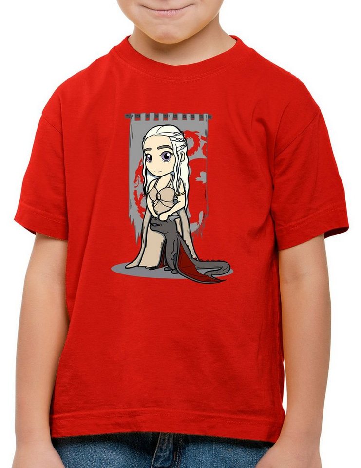 style3 Print-Shirt Kinder T-Shirt Mutter der Drachen chibi daenerys targaryen von style3