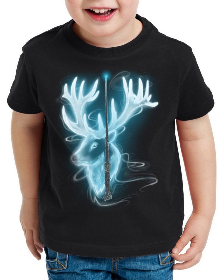 style3 Print-Shirt Kinder T-Shirt Patronus Harry schule zauberei magic potter von style3