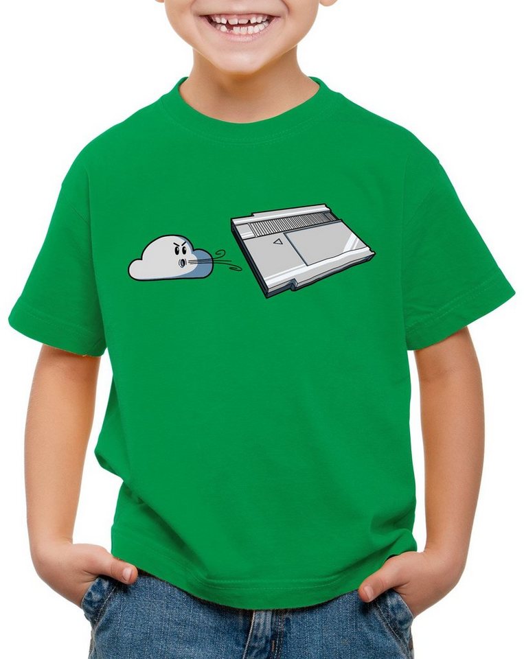 style3 Print-Shirt Kinder T-Shirt Retro Blow nes cartridge 8-Bit von style3