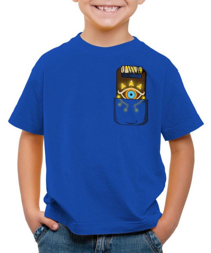 style3 Print-Shirt Kinder T-Shirt Sheikah Tafel wild switch the breath of snes zelda ocarina link von style3